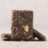 Glutinous Fragrant Pu-Erh Ripe Tea Top-Grade Small Square Pu-erh Tea Brick 500g