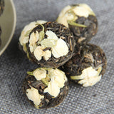 Jasmine Pu'er Dragon Ball Yunnan Cha Tea Ancient Tree Flower Pu-erh Tuocha 500g