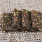 Glutinous Fragrant Pu-Erh Ripe Tea Top-Grade Small Square Pu-erh Tea Brick 500g