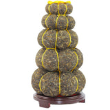 5 Layers Pumpkin Gourd Type Craft Pu'er Gift Tea Yunnan Pu-erh Green Tea 3000g