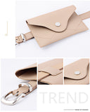 New Fanny Pack Women Belt Bag Leather Waist Bag Fashion Pure Color Ring PU Messenger Shoulder Chest pochete homem Slim Wallet