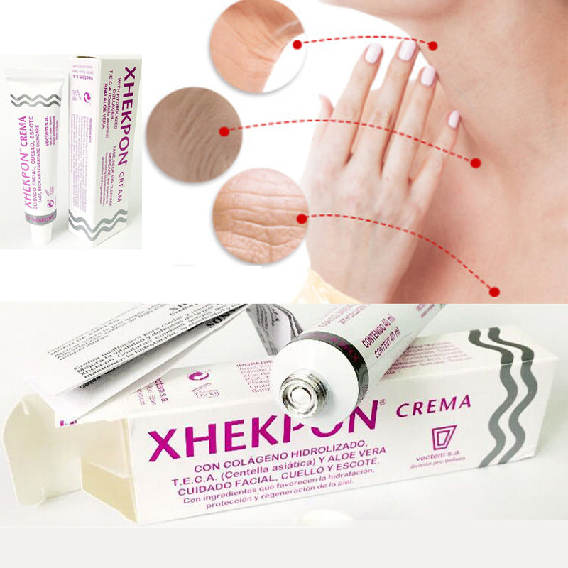 Xhekpon Crema Cuidado Facial Cuello y Escote, 40 ml