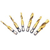 Hand Tap Drill Bits HSS 4341 Screw Spiral Point Thread M3 M4 M5 M6 M8 M10 Metalworking Hex Shank Machine Taps Kit Metric Plug