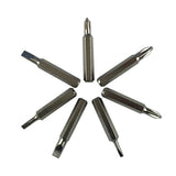 Portable 8 in 1 Aluminum Pen Style Screw Driver Multi-Tool Precision Mobile phone Repair Tool Kit Screwdriver Set Bits