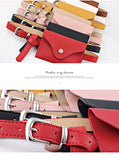 New Fanny Pack Women Belt Bag Leather Waist Bag Fashion Pure Color Ring PU Messenger Shoulder Chest pochete homem Slim Wallet