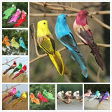 DIY Table Bookshell Ornament Mini Craft Birds Artificial Bird Feather Foam Cute Simulation Bird Sparrow Home Decor