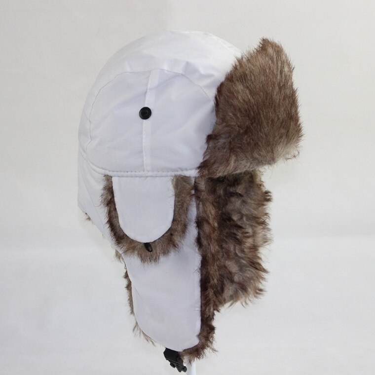 Wholesale Promotional Man Women Winter Warm Adjustable Russian Fur Trapper  Hat with Earflap - China Trapper Hat and Winter Hat price