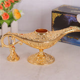 Classic Metal Carved  Light Tea Oil Pot Decoration Collectable Saving Collection Arts Craft Gift