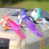 DIY Table Bookshell Ornament Mini Craft Birds Artificial Bird Feather Foam Cute Simulation Bird Sparrow Home Decor