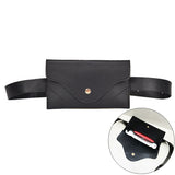 New Fanny Pack Women Belt Bag Leather Waist Bag Fashion Pure Color Ring PU Messenger Shoulder Chest pochete homem Slim Wallet