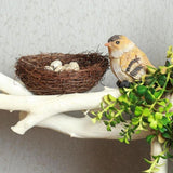 4 Sizes New Handmade Vine Brown Bird Nest House Home Nature Craft Holiday Decoration