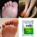 10pcs/lot  Fungal Infections Foot Bath Powder Feet Care Athlete's Foot, Foot Odor, Sweat, Itching, Peeling, Beriberi