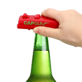 Launch Opener Spring Cap Catapult Launcher Gun shape Bar Tool Drink Opening Shooter Beer Bottle Opener Creative abridor de vinho