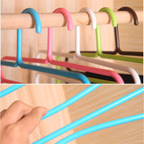 Five-layer drying racks multi-functional innovative hanger multi-storey scarf racks anti-slip pants folder