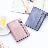 Women'S Wallets Small Mini Safe Money Bag ID Credit Card Holder Coin Purse Solid Carteira Mulheres Wallet Female Coin