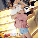 Women's Backpack Shoulder Bag Pu Leather Rucksack Women Bag Fashion Ladies Backpack Mochila Escolar School Bags For Teenagers