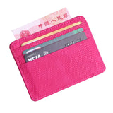 Fashion card holder Women men Lichee Pattern Bank Card Package Coin leather Card Holder passport cover tarjetero hombre