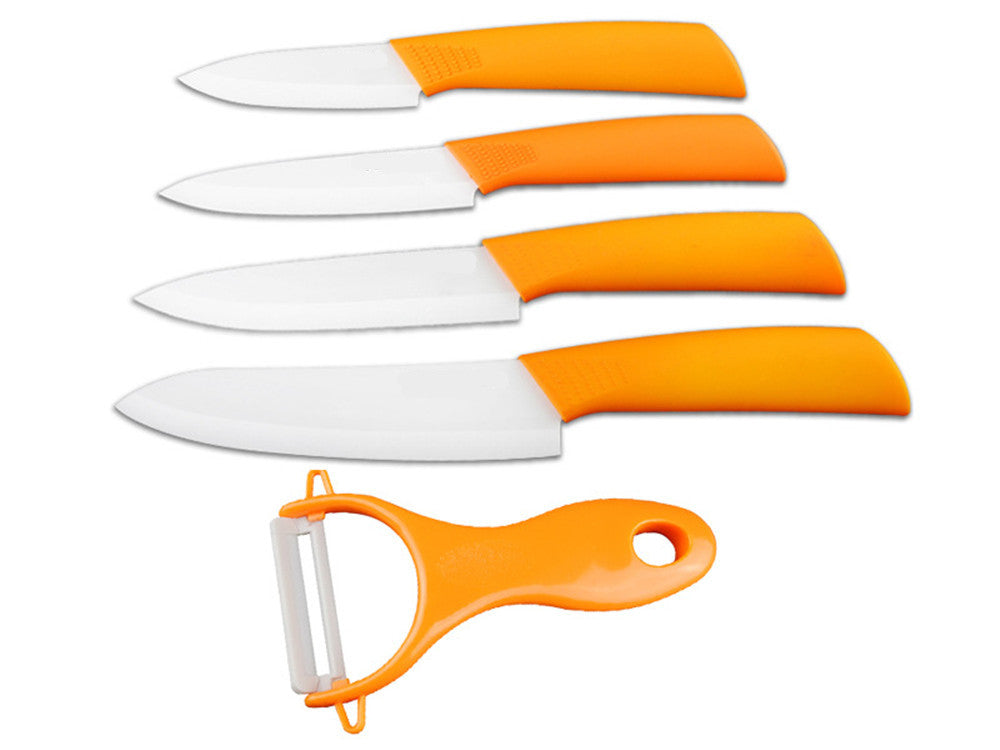 Ceramic Kitchen Knives Set Paring Fruit Knife Sharp Blade Multicolor  3/4/5/6 In