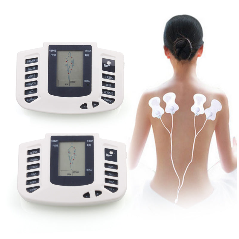 Electrical Stimulator Muscle Massager Slipper Electrode Pads Body Relax  Pulse Tens Acupuncture Therapy Digital Machine EU Plug