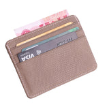 Fashion card holder Women men Lichee Pattern Bank Card Package Coin leather Card Holder passport cover tarjetero hombre