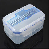 CJ030 Single Buckle Around LunchBox Can Microwaveoven LunchBox Tableware Single Plastic Bento LunchBoxes