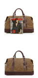 Canvas Leather Men Travel Bags Carry on Luggage Bags Men Duffel Bags Travel Tote Large Weekend Bag Overnight sac a main