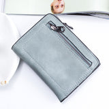 Women'S Wallets Small Mini Safe Money Bag ID Credit Card Holder Coin Purse Solid Carteira Mulheres Wallet Female Coin