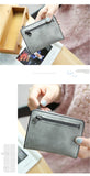 Women'S Wallets Small Mini Safe Money Bag ID Credit Card Holder Coin Purse Solid Carteira Mulheres Wallet Female Coin