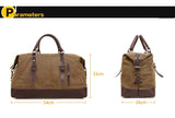 Canvas Leather Men Travel Bags Carry on Luggage Bags Men Duffel Bags Travel Tote Large Weekend Bag Overnight sac a main