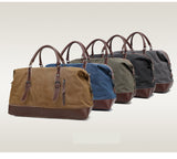 Canvas Leather Men Travel Bags Carry on Luggage Bags Men Duffel Bags Travel Tote Large Weekend Bag Overnight sac a main