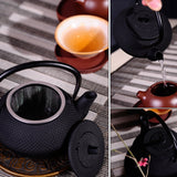 New High Quality Wholesale 300ml Mini Cast Iron Kettle Teapot Tea Set Dropshipping