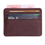 Fashion card holder Women men Lichee Pattern Bank Card Package Coin leather Card Holder passport cover tarjetero hombre