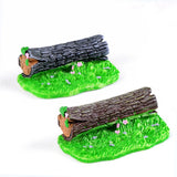 1pcs Stump Fairy Garden Miniatures Figurines Jardin Terrarium Decor Bonsai Ornaments Moss Micro Landscape Random Color