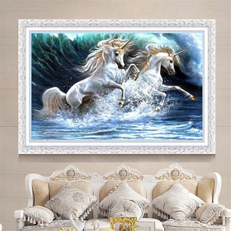 Unicorn Diamond Embroidery, Painting Kits, Cross Stitch