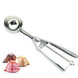 Ice Cream Spoon Useful Stainless steel Ice Cream Scoop Cookies Dough Disher Spoon Potato Masher Watermelon Spoon