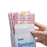 Band Aid First Aid Bandage Medical Adhesive Plaster Strips Wound Dressings Sterile Hemostasis Stickers 100Pcs