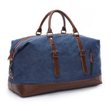 Canvas Leather Men Travel Bags Carry on Luggage Bags Men Duffel Bags Travel Tote Large Weekend Bag Overnight sac a main