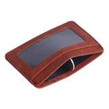 Fashion card holder Women men Lichee Pattern Bank Card Package Coin leather Card Holder passport cover tarjetero hombre