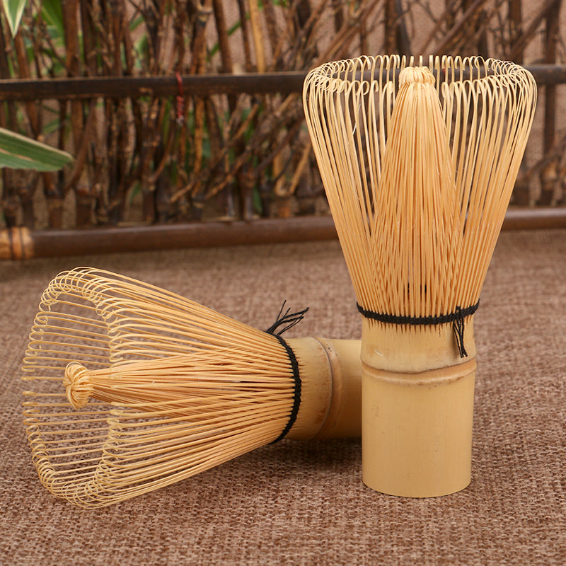 Matcha Green Tea Powder Whisk Natural Bamboo Brush Chasen Japanese