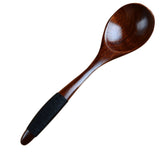 Eco Wooden Spoon Flatware Kitchen Soup Coffee Stirring Ice Cream Spoons Cooking Utensil Coffee Tea Mixing Spoons Tableware