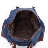 Canvas Leather Men Travel Bags Carry on Luggage Bags Men Duffel Bags Travel Tote Large Weekend Bag Overnight sac a main