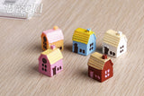 3pcs/lot multiple colour country house Chinese house Moss micro landscape decoration Decorative material accessories