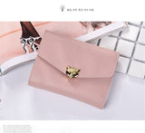 Tri-fold fashion wallet multi-card female purse High-quality PU leather Card & ID Holders women's handbags