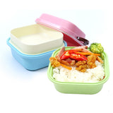 Creative Cartoon Kids Lunch Bento Box For Children Food Thermos Heated Container With 2 Food Divided Layers Kitchen Dining Tools