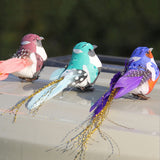 DIY Table Bookshell Ornament Mini Craft Birds Artificial Bird Feather Foam Cute Simulation Bird Sparrow Home Decor