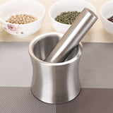 Large Size Stainless Steel Garlic Mills Pepper Masher Grinder Mortar Garlic Press 10X9cm