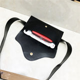 New Fanny Pack Women Belt Bag Leather Waist Bag Fashion Pure Color Ring PU Messenger Shoulder Chest pochete homem Slim Wallet