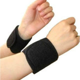 2 pcs/lot  Self-heating Tourmaline Wrist Far Infrared Ray Magnetic Therapy Brace Support Belt Tourmaline Massager Wrist Products