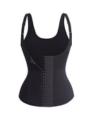 Shoulder Strap Waist Trainer Slimming Belt Vest Corset Women Zipper Hook Body Shaper Waist Cincher Slimming Weight Loss