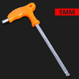 T Handle allen Hex Key Wrench Spanner 2.5/3/4/5/6/8mm High-carbon Steel Inner Hexagon Wrench Hand Tool